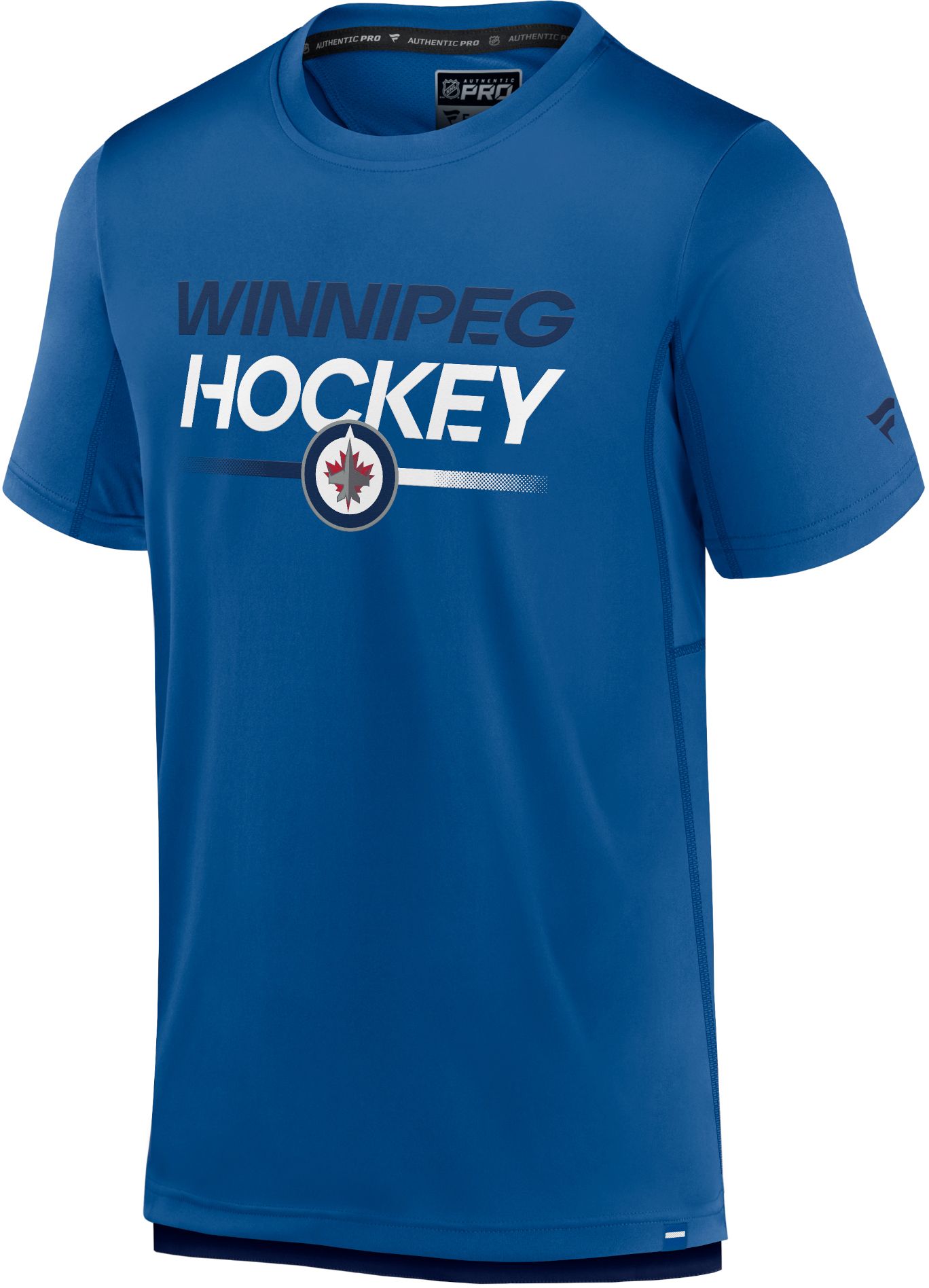 NHL Adult Winnipeg Jets Tech Blue T-Shirt product image