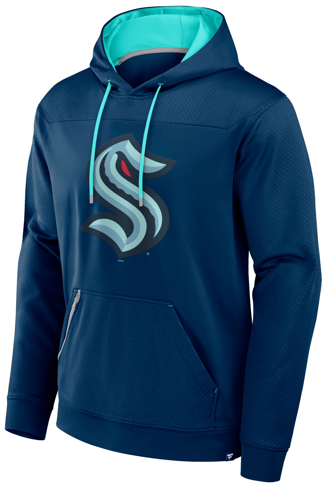 NHL Adult Seattle Kraken Defender Navy Pullover Hoodie product image