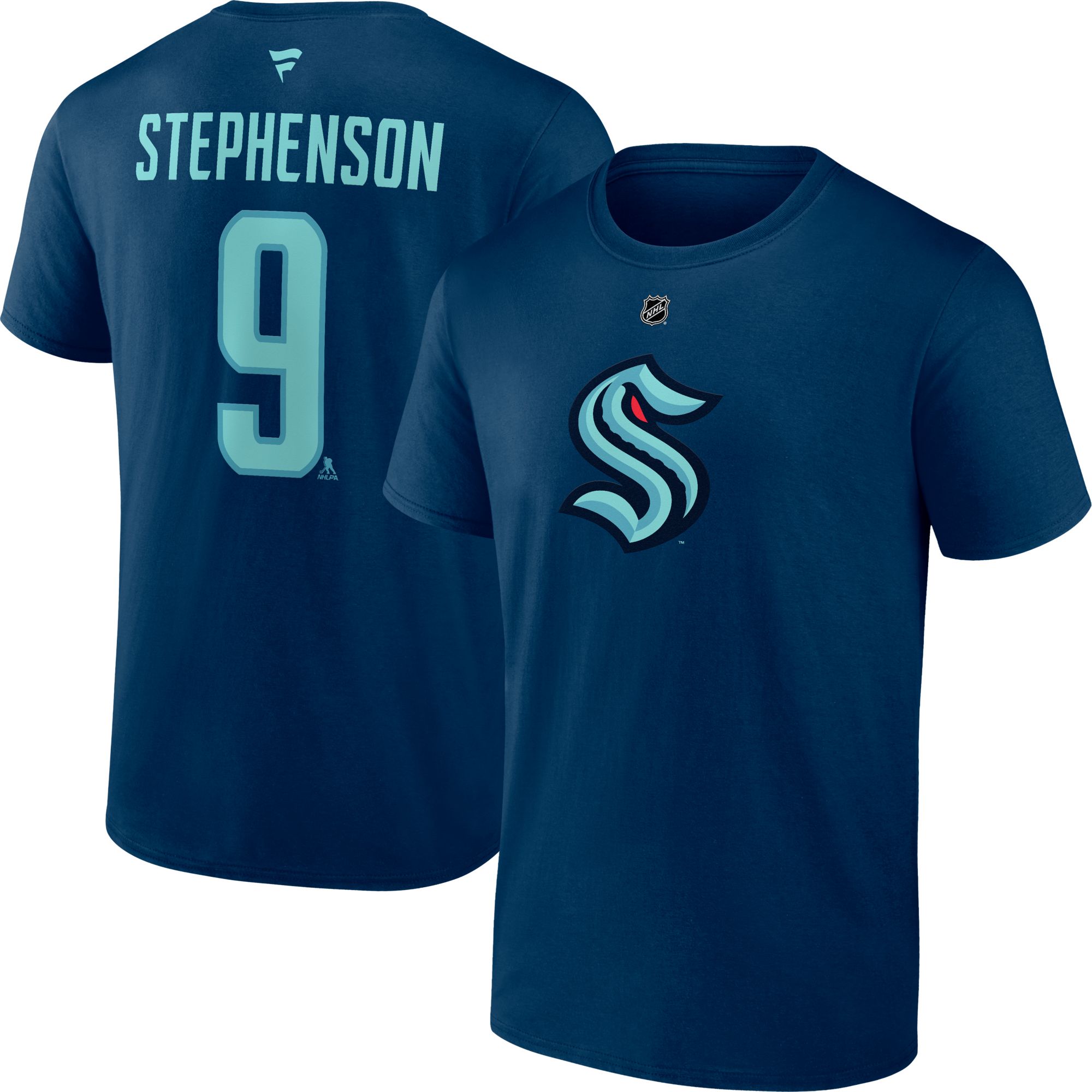 NHL Adult Seattle Kraken Chandler Stephenson #9 Navy T-Shirt product image