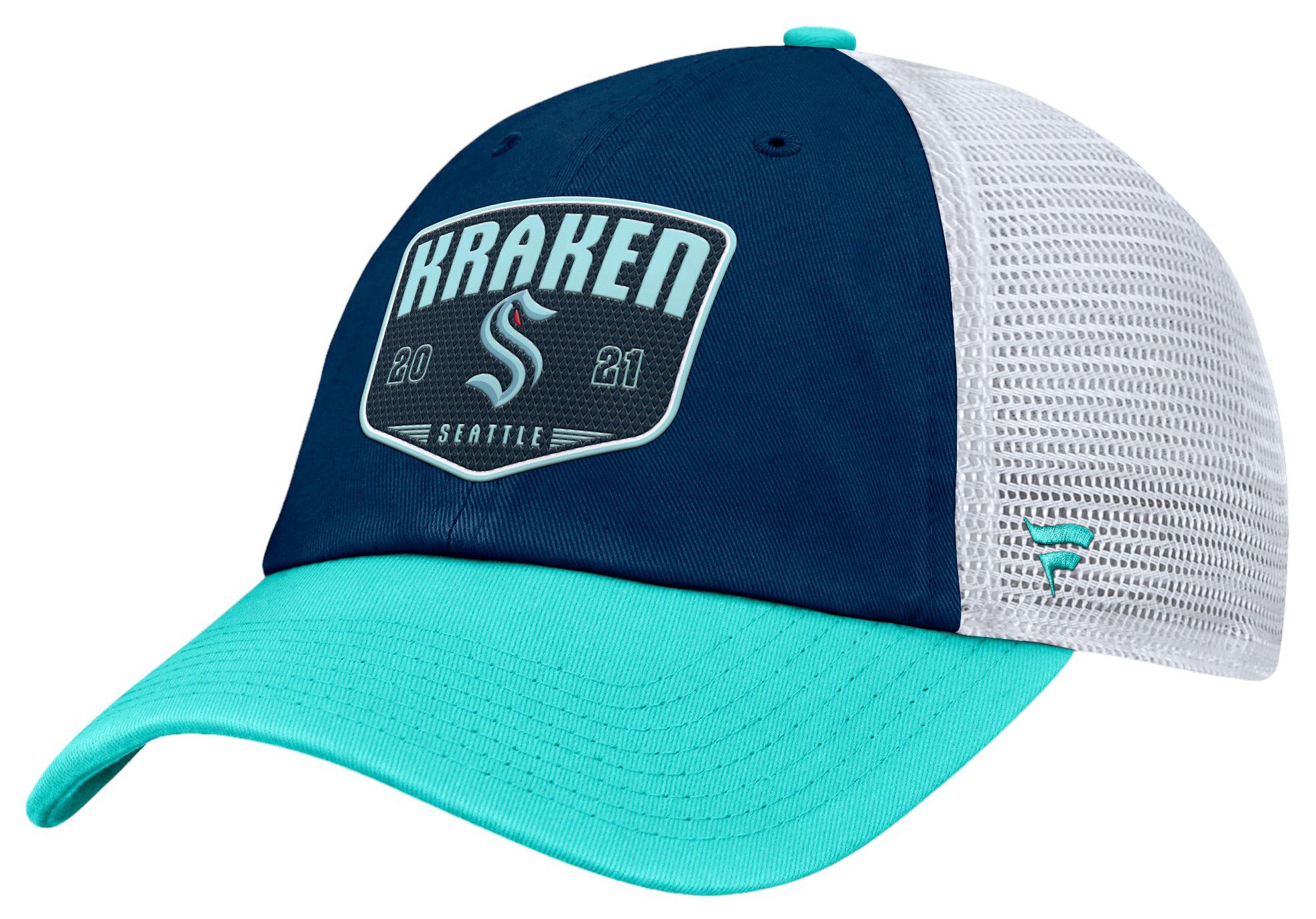 NHL Adult Seattle Kraken One Time Navy Adjustable Hat product image
