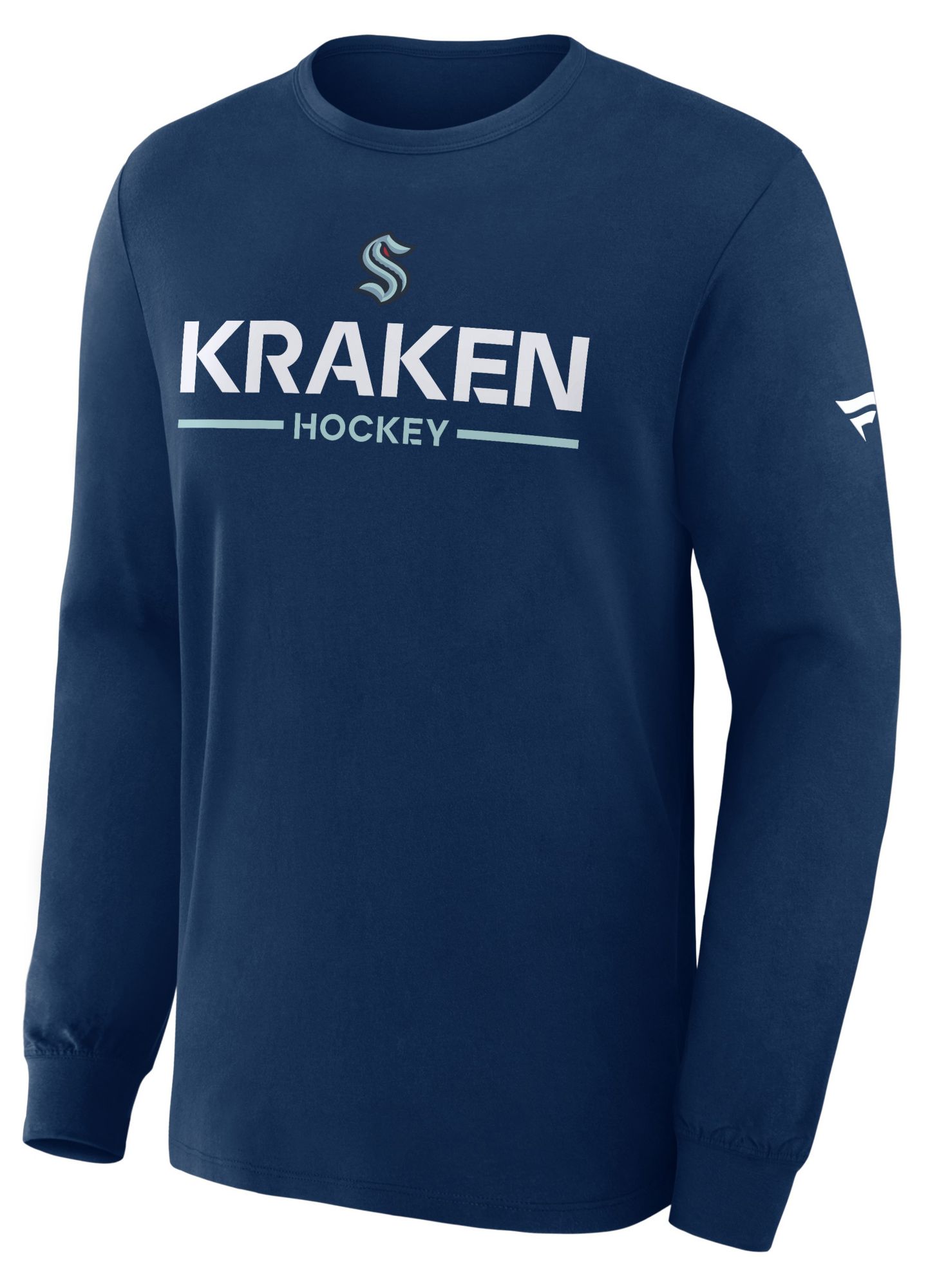NHL Men's Seattle Kraken Navy Primary Long Sleeve T-Shirt product image