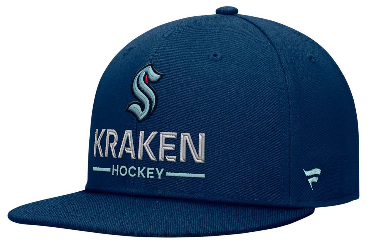 NHL Adult Seattle Kraken Navy Structured Adjustable Hat product image