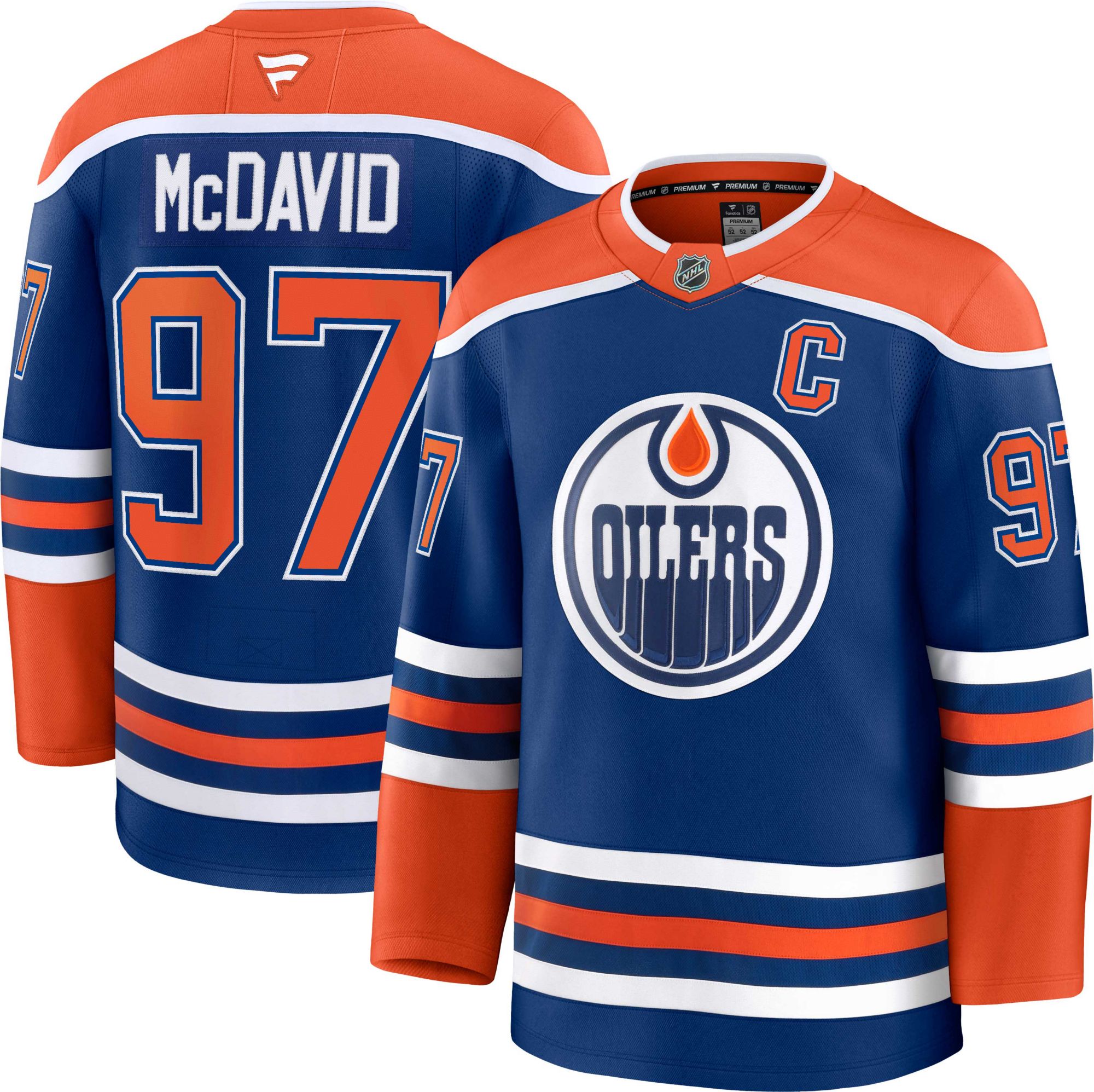 NHL Men's Edmonton Oilers Connor McDavid #97 2024-2025 Premium Home Authentic Jersey product image