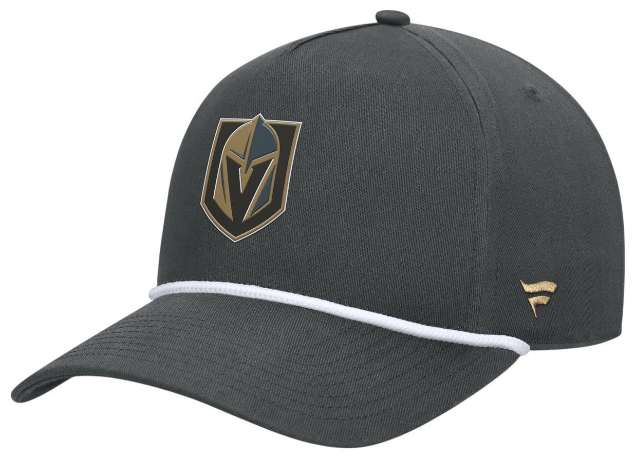 NHL Adult Vegas Golden Knights Grey Rope Structured Adjustable Hat product image