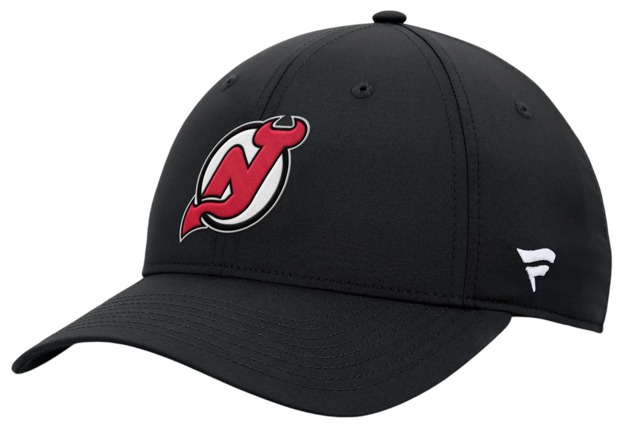 NHL Adult New Jersey Devils 3D Patch Black Adjustable Hat product image