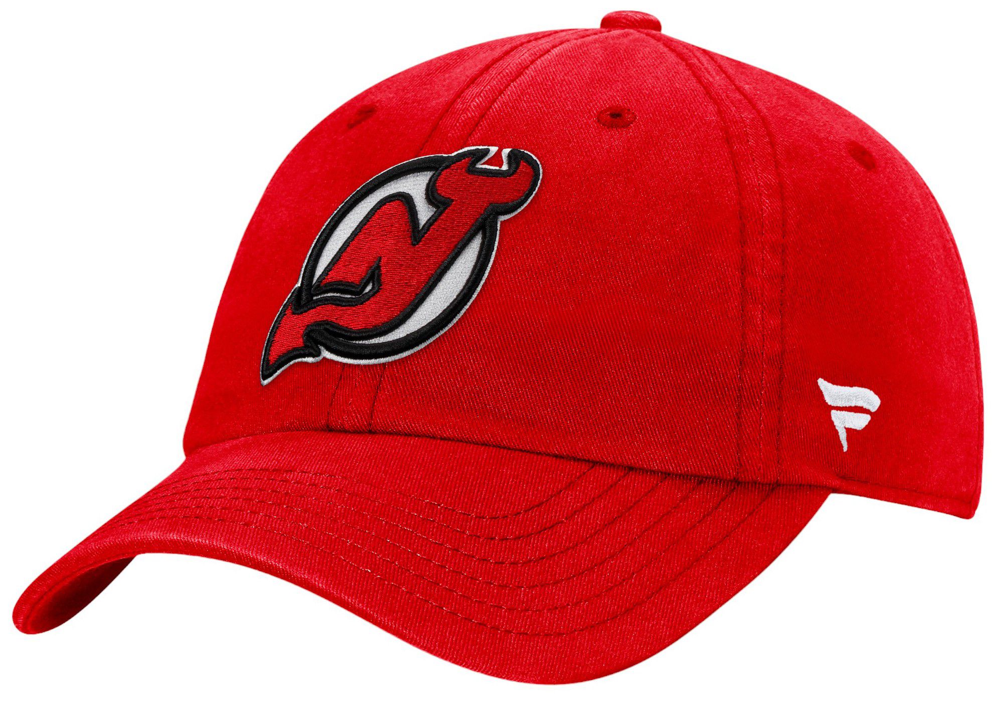 NHL Adult New Jersey Devils Core Unstructured Red Adjustable Hat product image