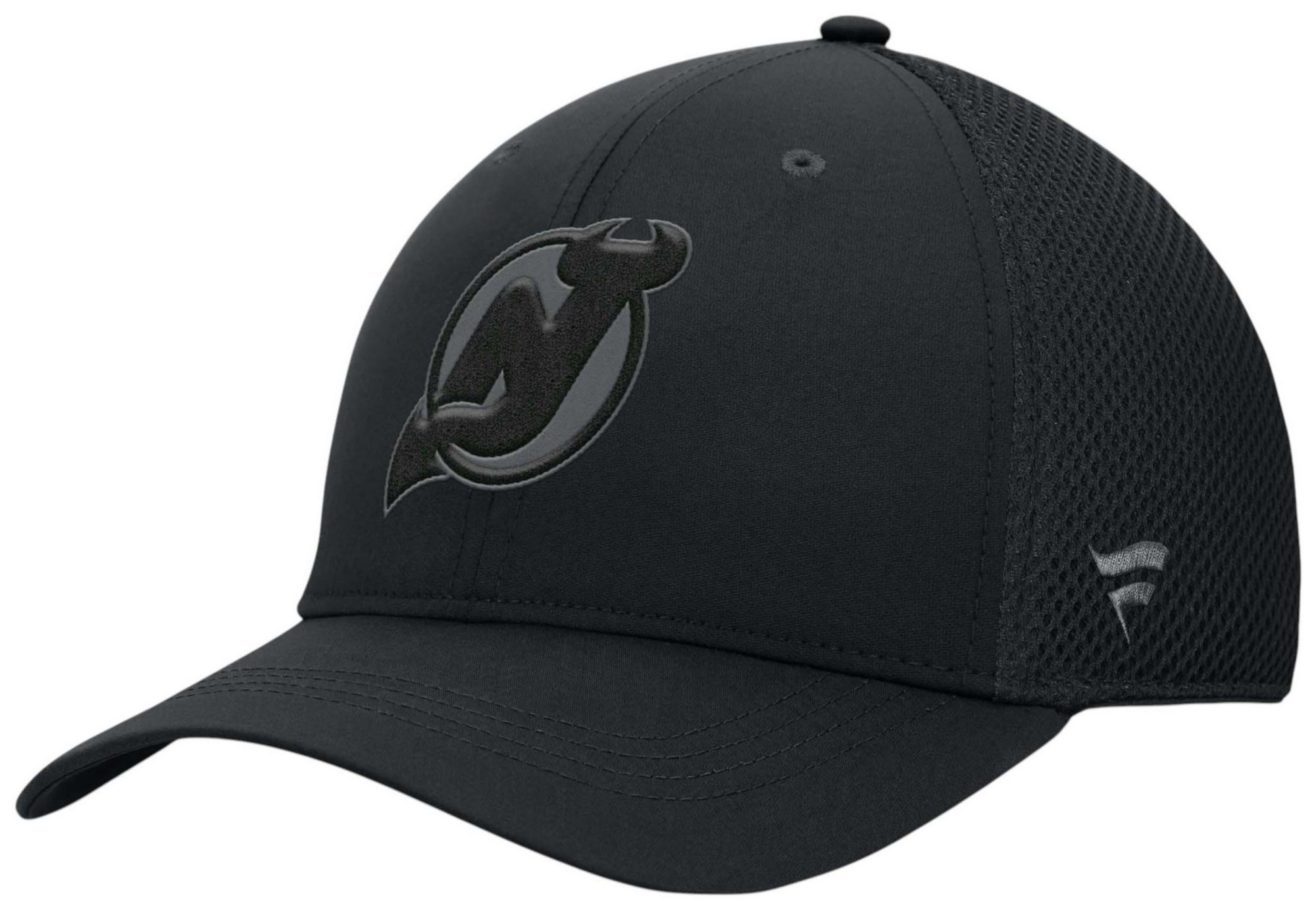 NHL Men's New Jersey Devils Black Structured Flexfit Hat product image