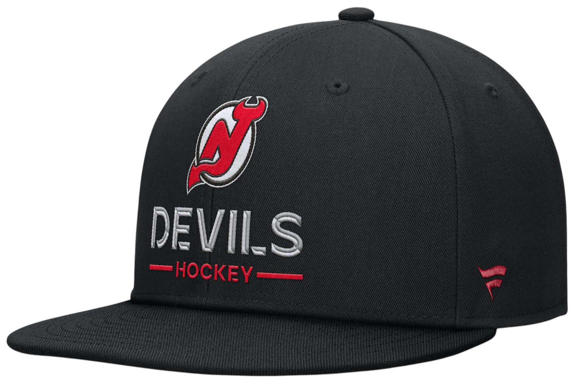 NHL Adult New Jersey Devils Black Structured Adjustable Hat product image