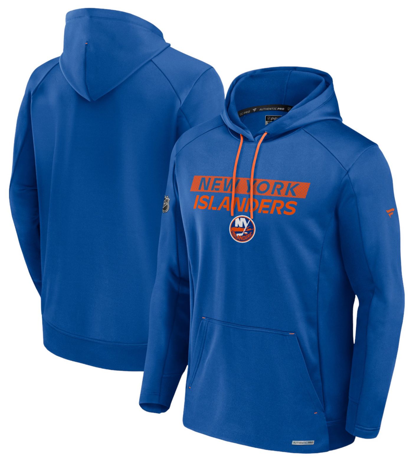 NHL Adult New York Islanders 2024 Authentic Pro Rinkside Blue Pullover Hoodie Dick s Sporting Goods