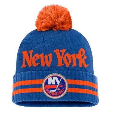 sorry, NHL Adult New York Islanders 2024 Blindside Blue Pom Knit Beanie is currently out of stock