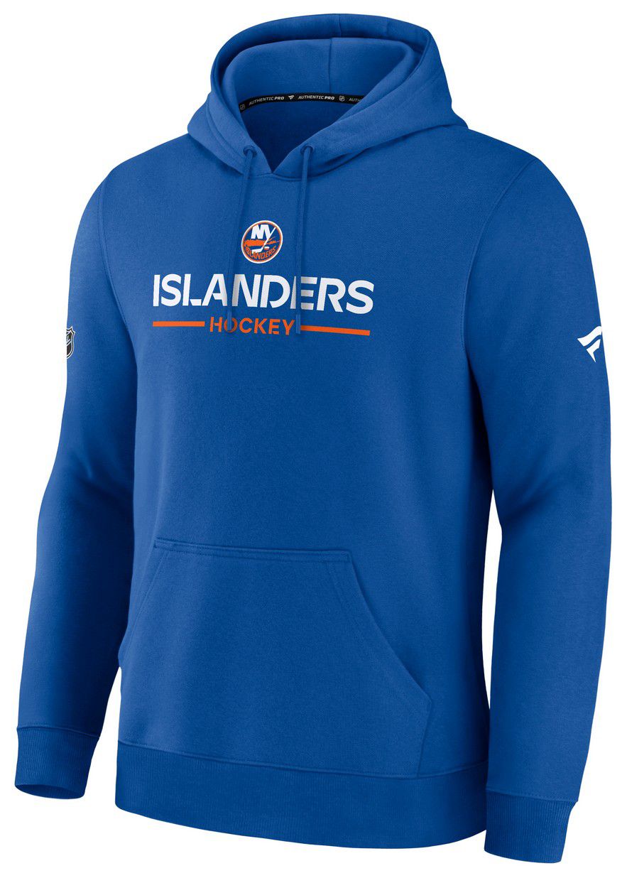 NHL Men's New York Islanders Blue Authentic Pro Rink Pullover Hoodie product image