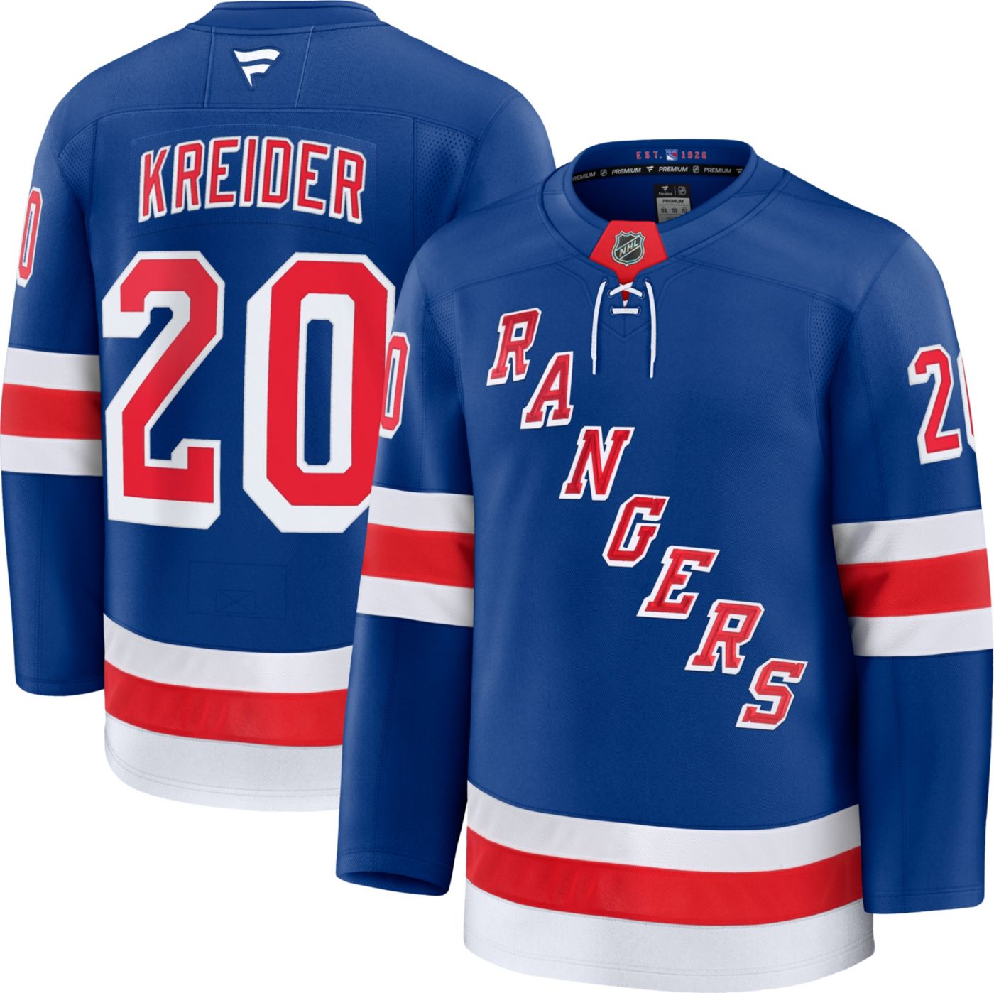 Sale NYR Kreider Jersey Black and Gold