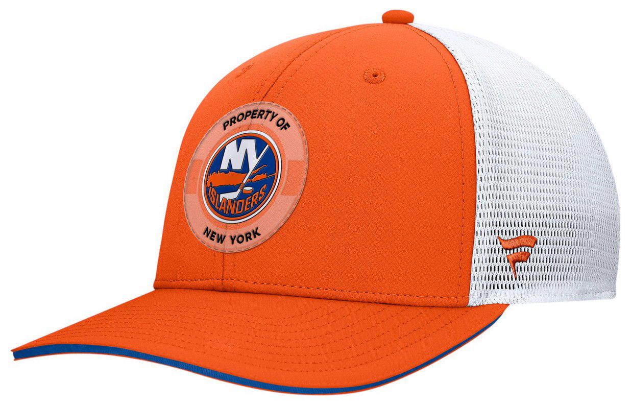 NHL Adult New York Islanders Orange Structured Adjustable Hat product image