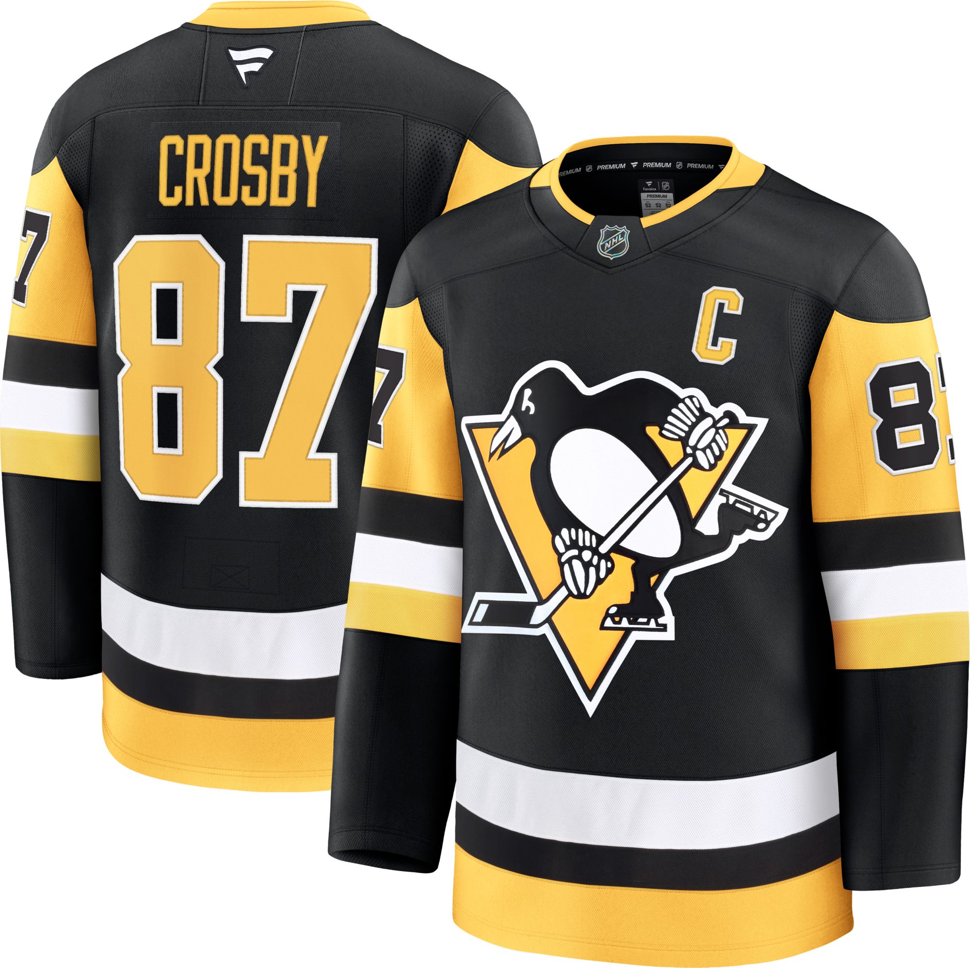 NHL Men's Pittsburgh Penguins Sidney Crosby #87 2024-2025 Premium Home Authentic Jersey product image