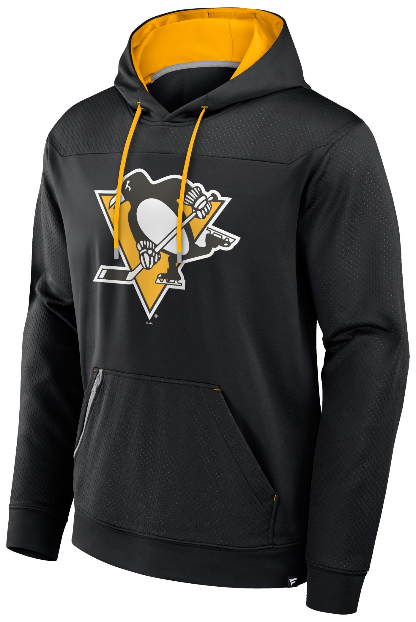 NEW XL Pittsburgh Penguins adidas Game Mode Full-Zip high quality Hoodie Black FJ2042