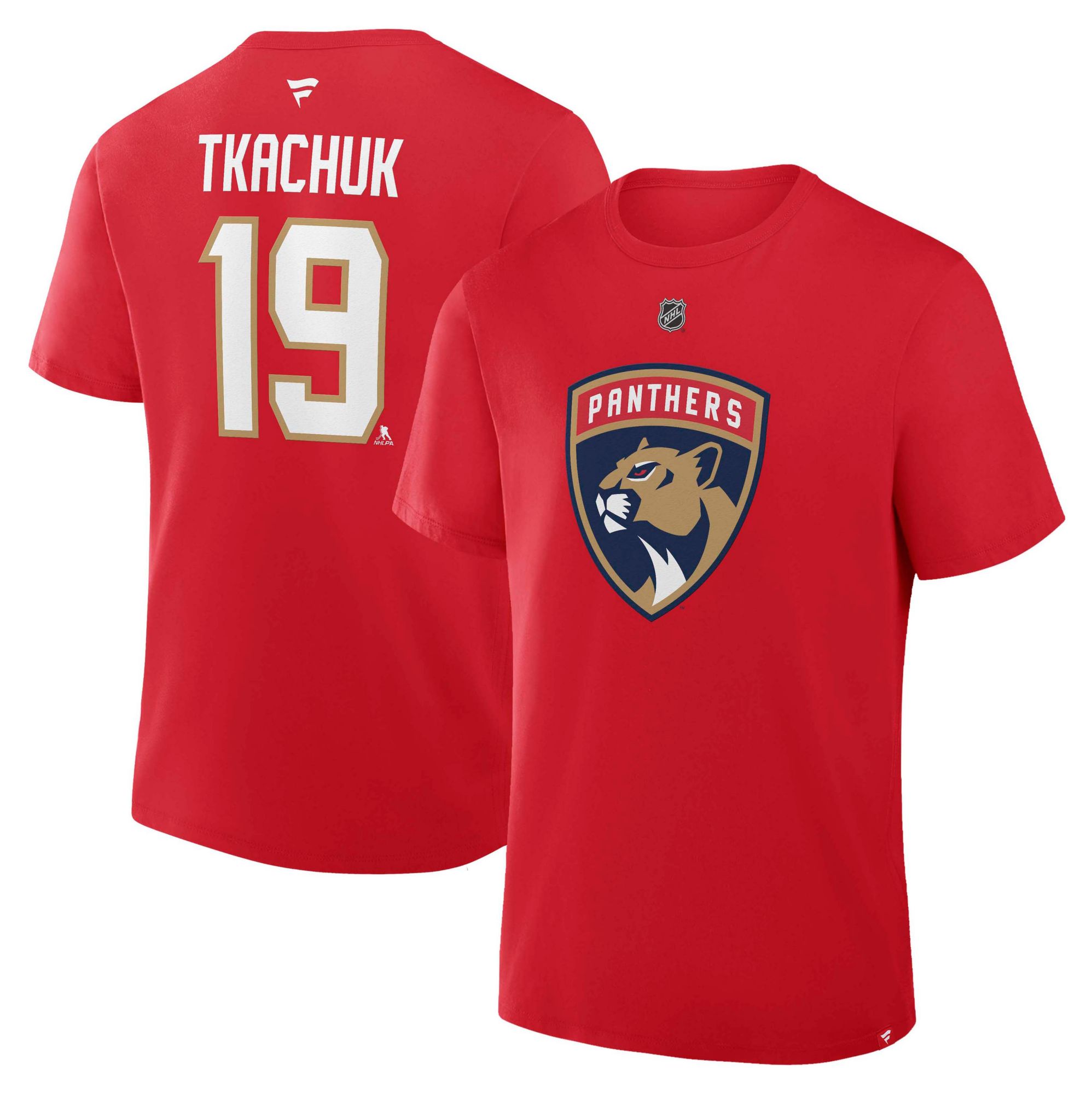 NHL Men's Florida Panthers Matthew Tkachuk #19 Red T-Shirt product image