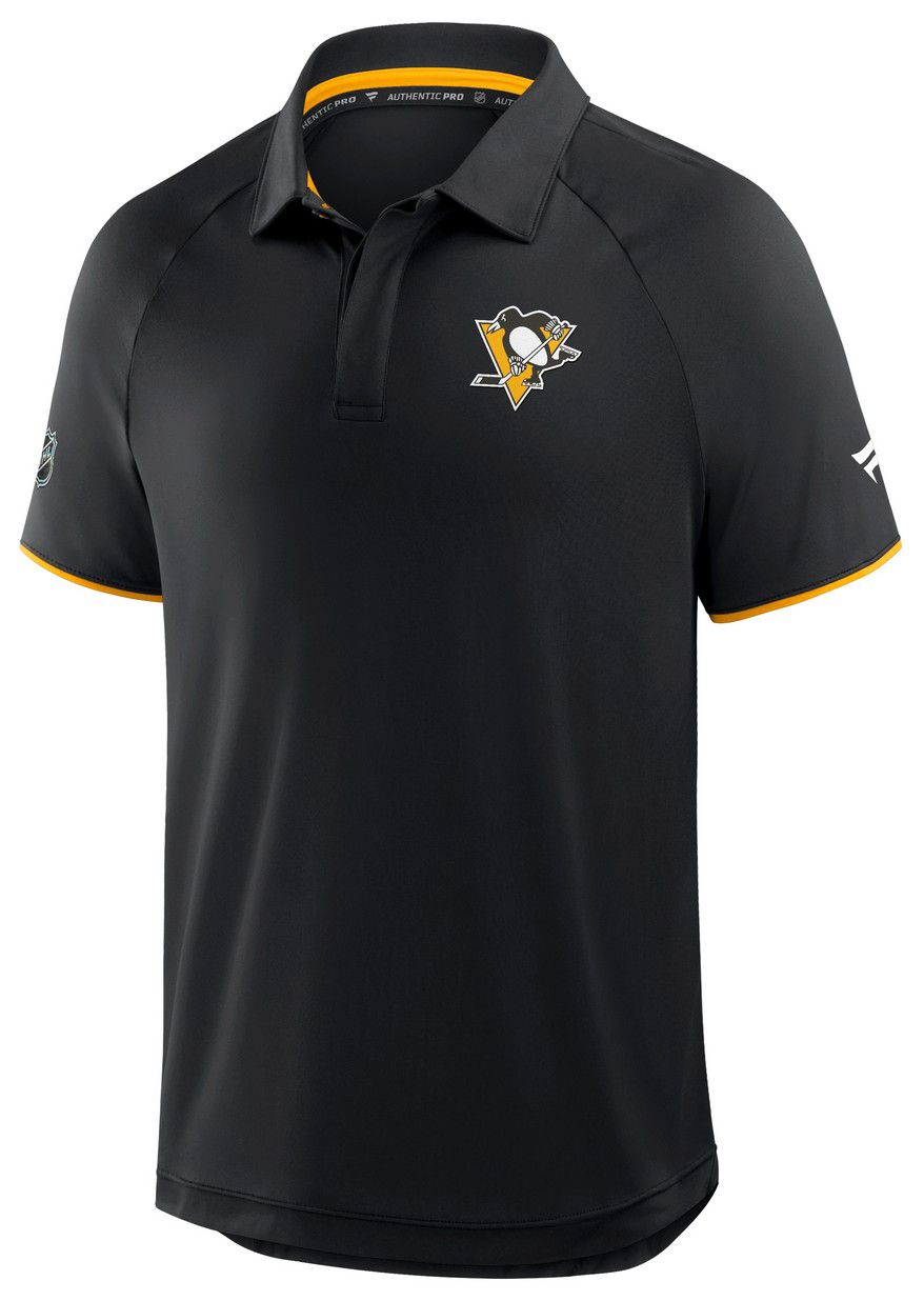 NHL Men's Pittsburgh Penguins Black Rink Polo product image