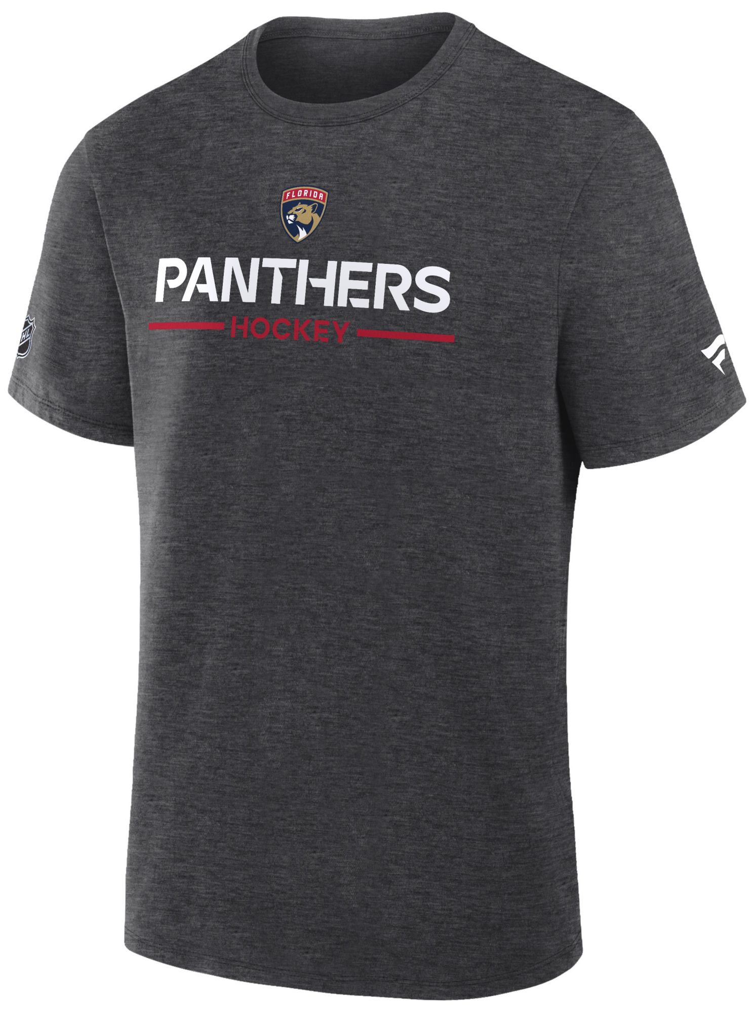 NHL Men's Florida Panthers Grey Primary Short Sleeve T-Shirt product image