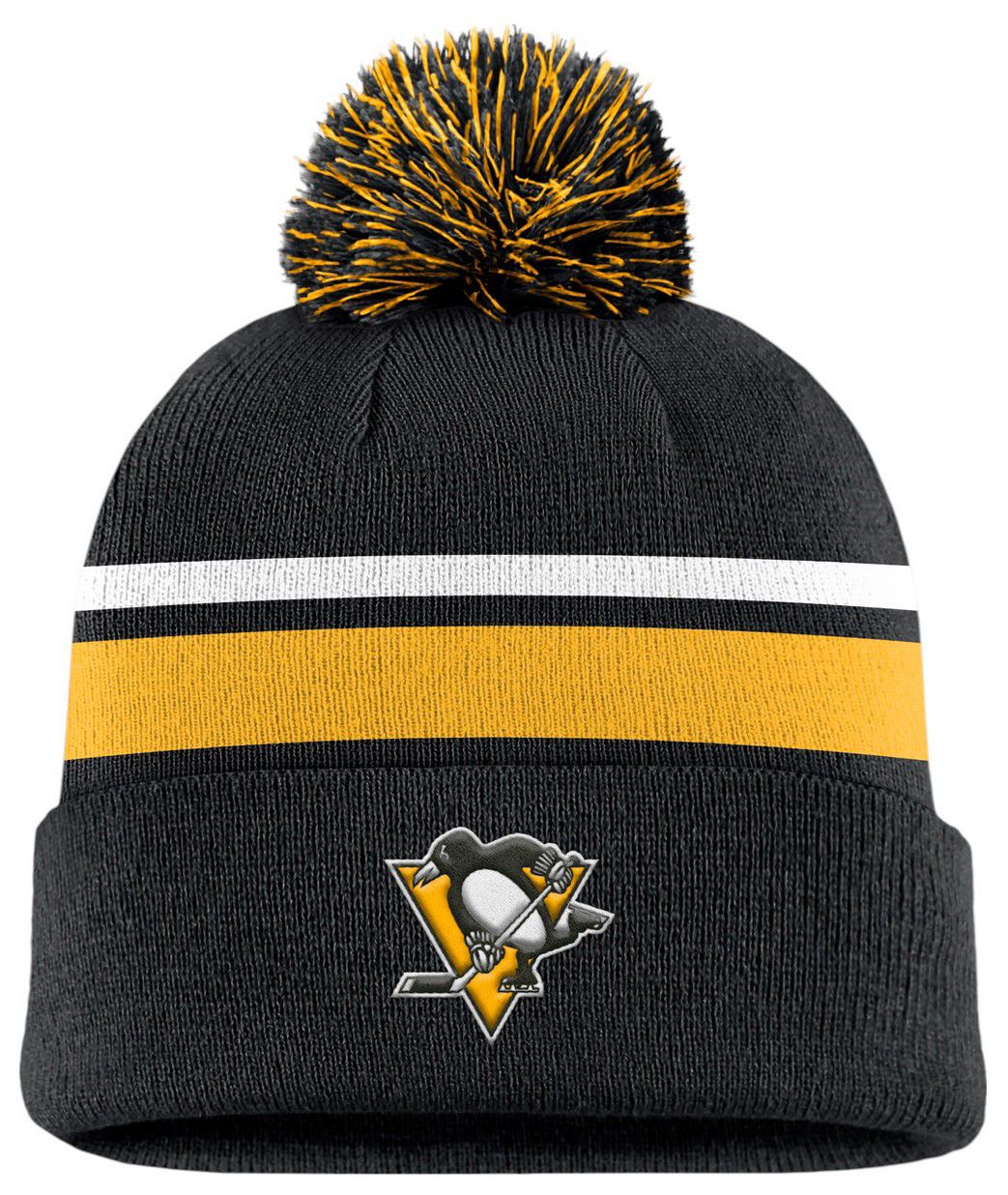 NHL Men's Pittsburgh Penguins Black Cuffed Knit Beanie product image