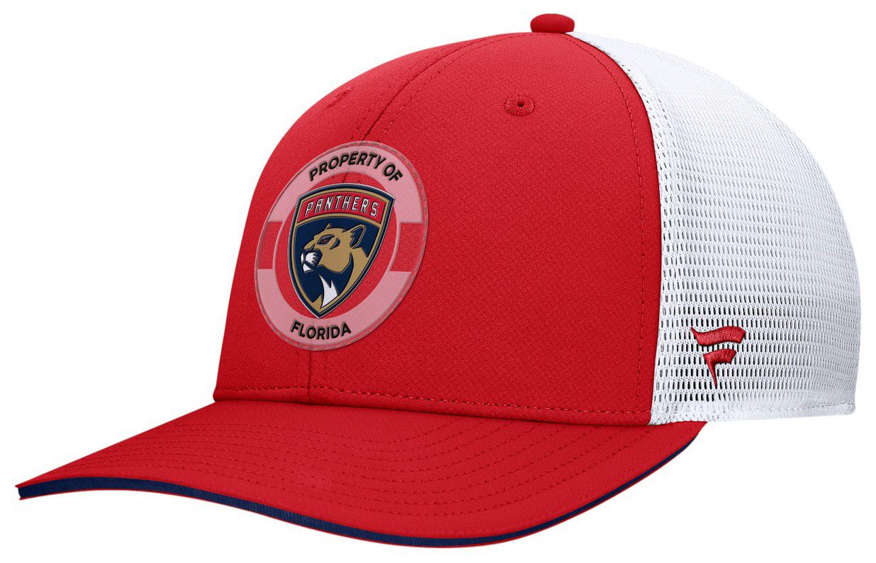 NHL Adult Florida Panthers Red Structured Adjustable Hat product image