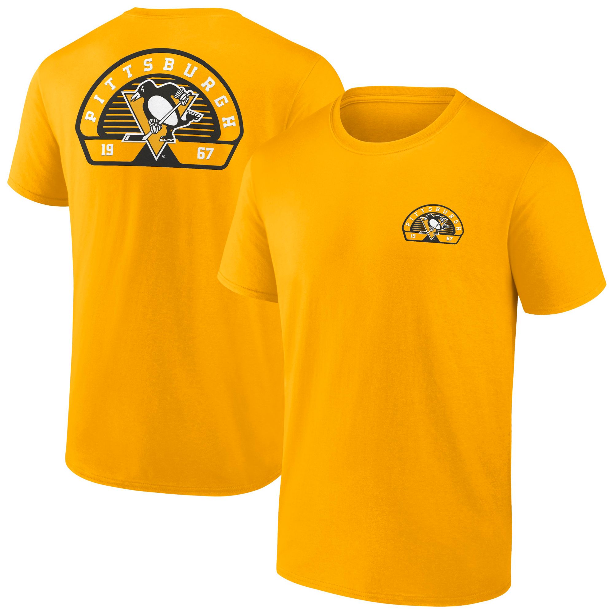 NHL Adult Pittsburgh Penguins Valor Gold T-Shirt product image