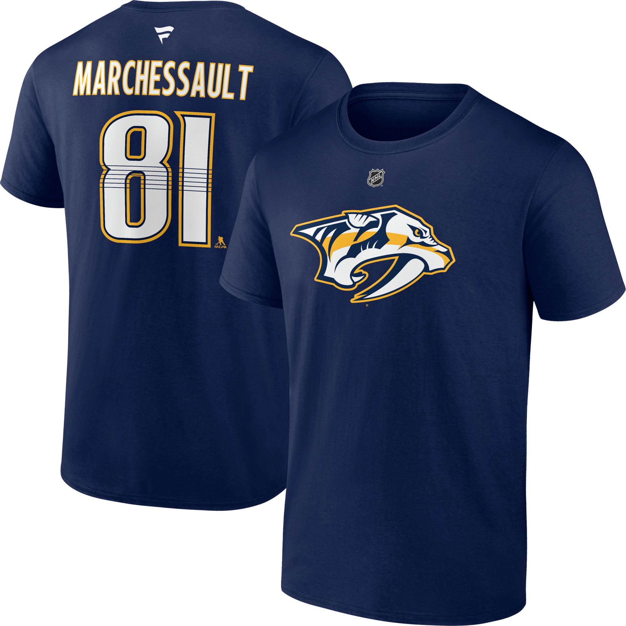NHL Adult Nashville Predators Jonathan Marchessault #81 Navy T-Shirt product image