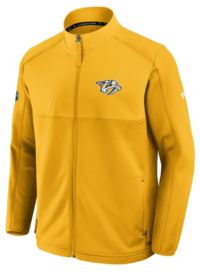 NHL Men's Nashville Predators Yellow Full-Zip Fleece Jacket | Dick's ...