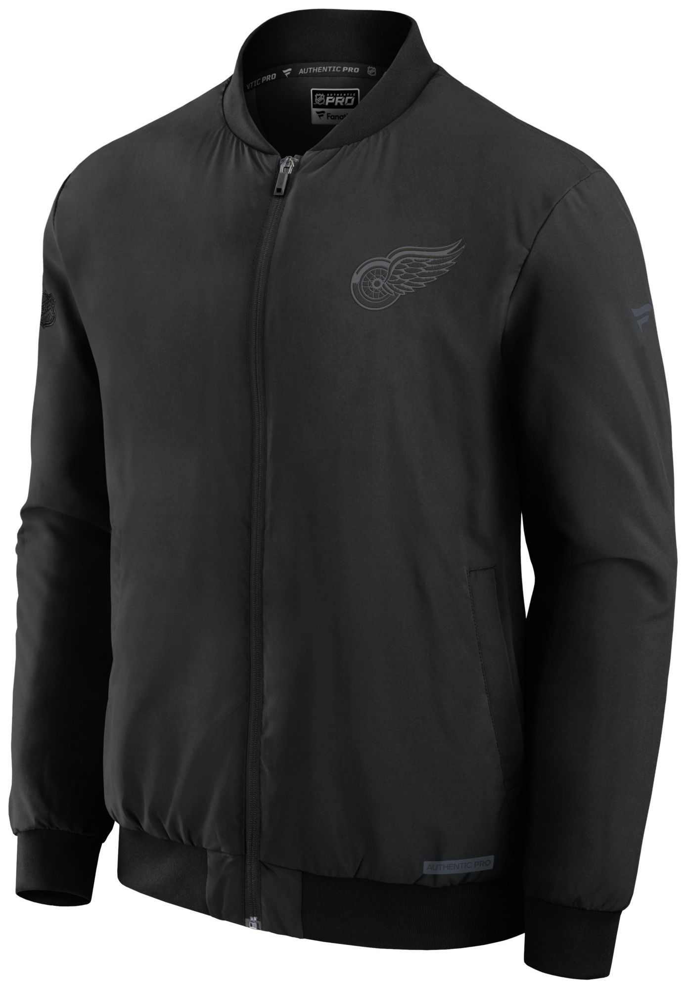 NHL Adult Detroit Red Wings 2024 Authentic Pro Black Bomber Jacket product image