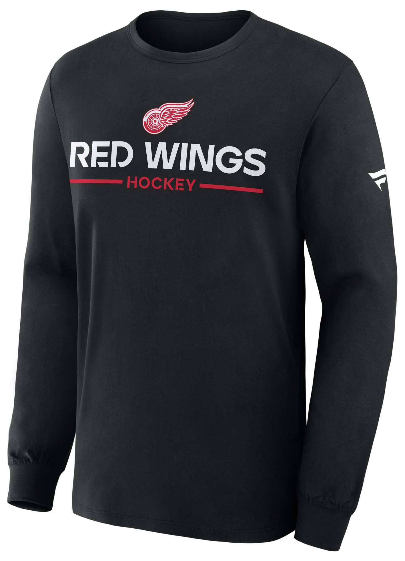 NHL Men's Detroit Red Wings Black Primary Long Sleeve T-Shirt product image