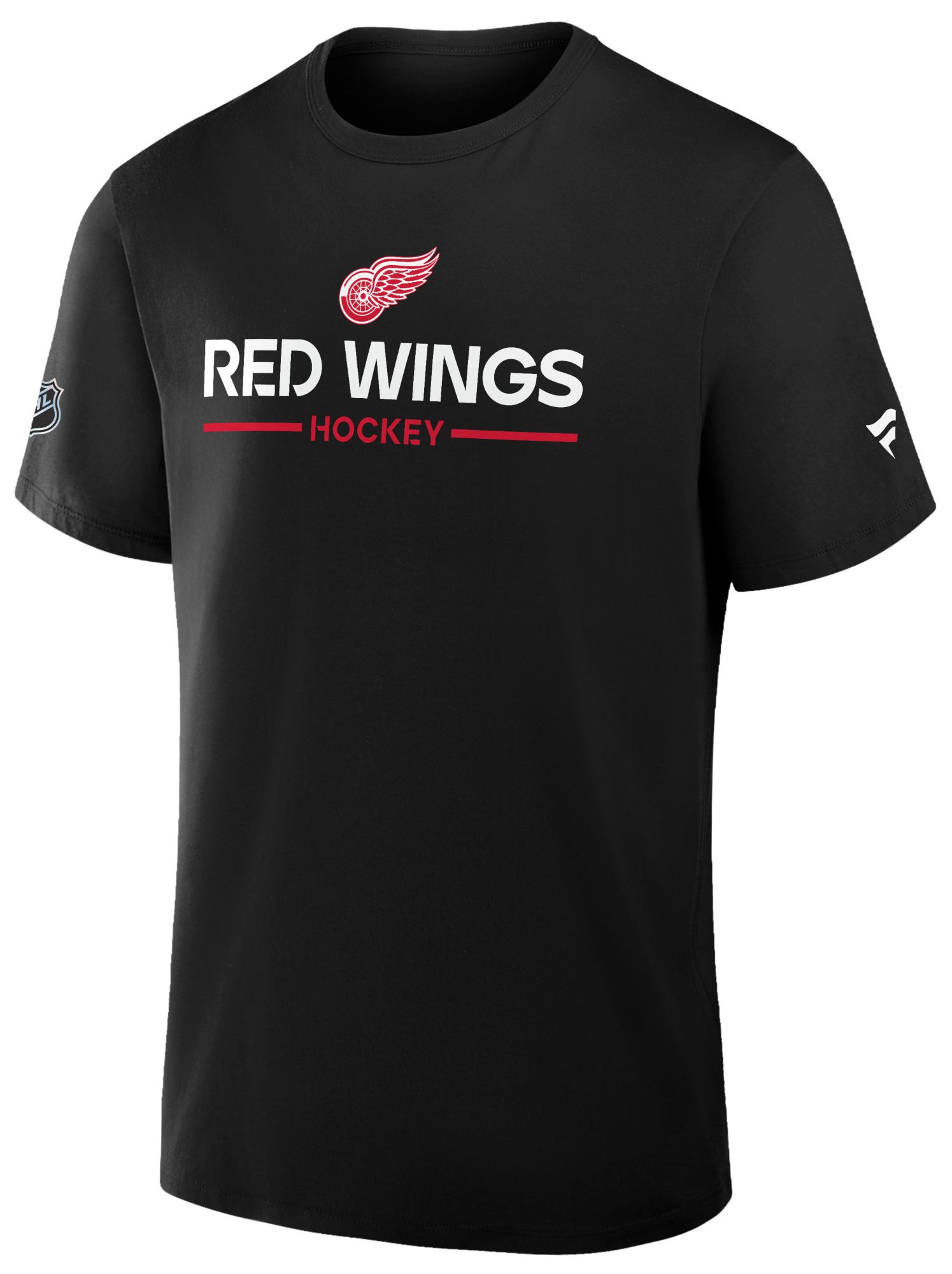 NHL Men's Detroit Red Wings Black Primary Short Sleeve T-Shirt product image