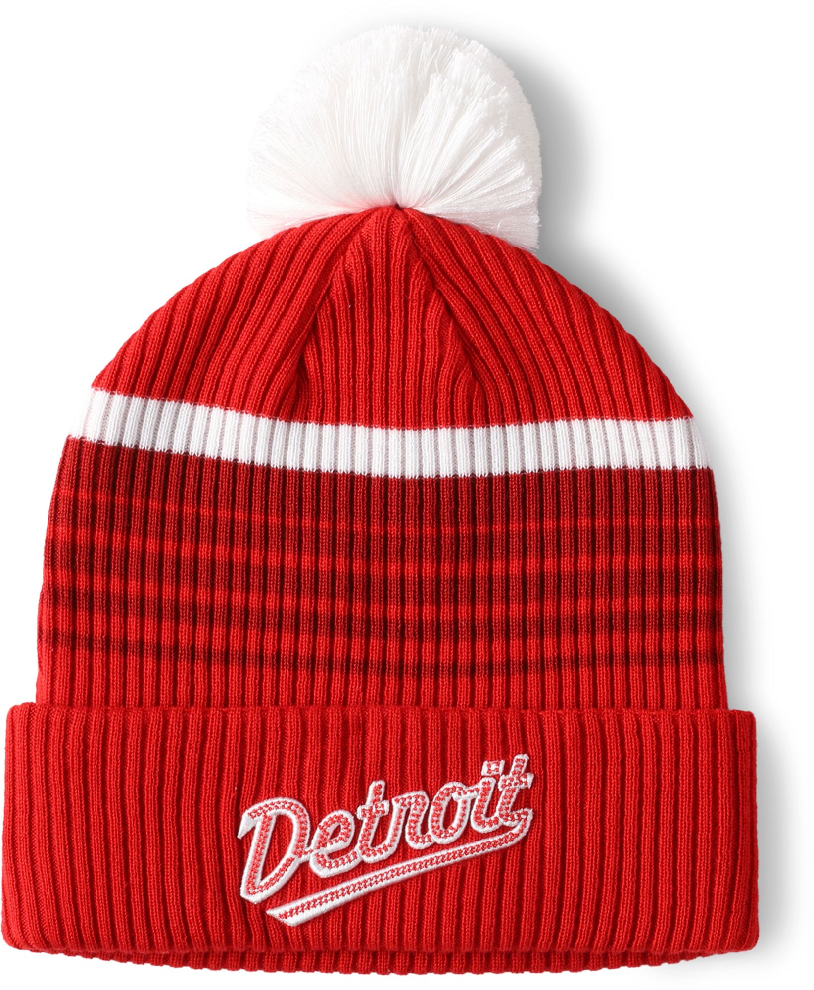 NHL Adult 2024-2025 Stadium Series Detroit Red Wings Red Pom Knit Beanie product image
