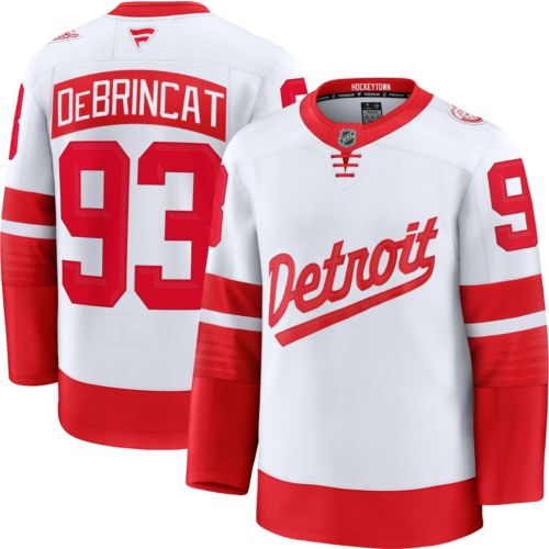 カニエ着用　detroit red wings シャナハン　ユニフォームレプリカ NHL Men's Detroit Red Wings Alex DeBrincat #93 Red Premium