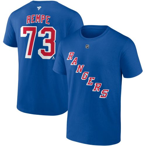 NHL Men's New York Rangers Mika Zibanejad #93 Royal Player T-Shirt
