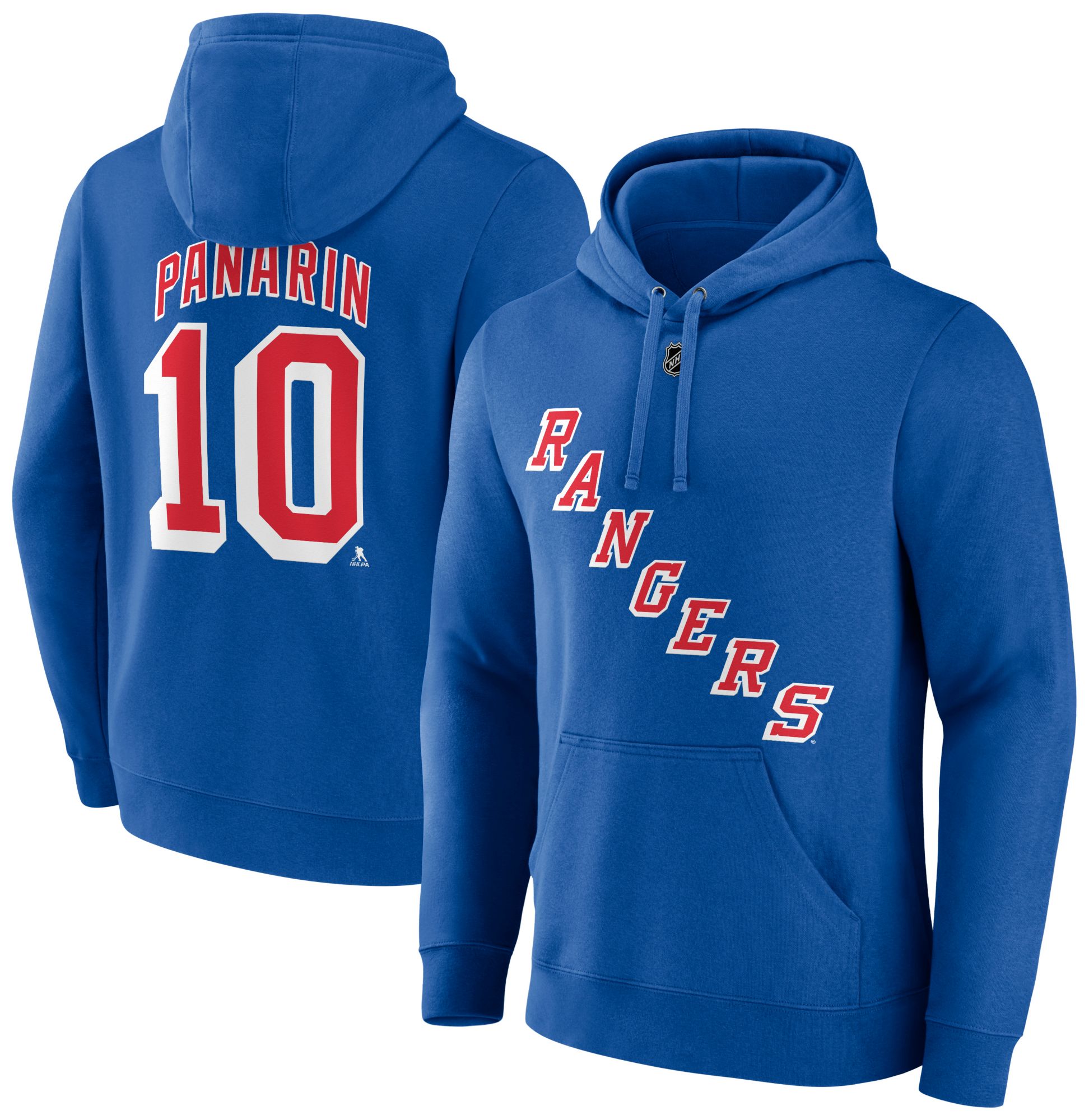 NHL Adult New York Rangers Artemi Panarin #10 2024-2025 Authentic Pro Blue Pullover Hoodie product image