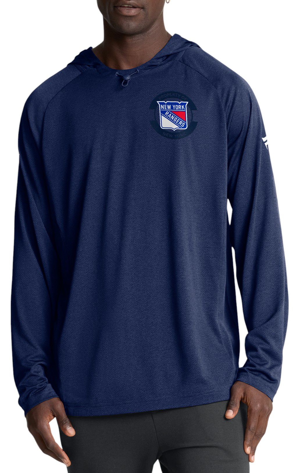 NHL Men's New York Rangers Navy Rink Lightweight Pullover Hoodie product image