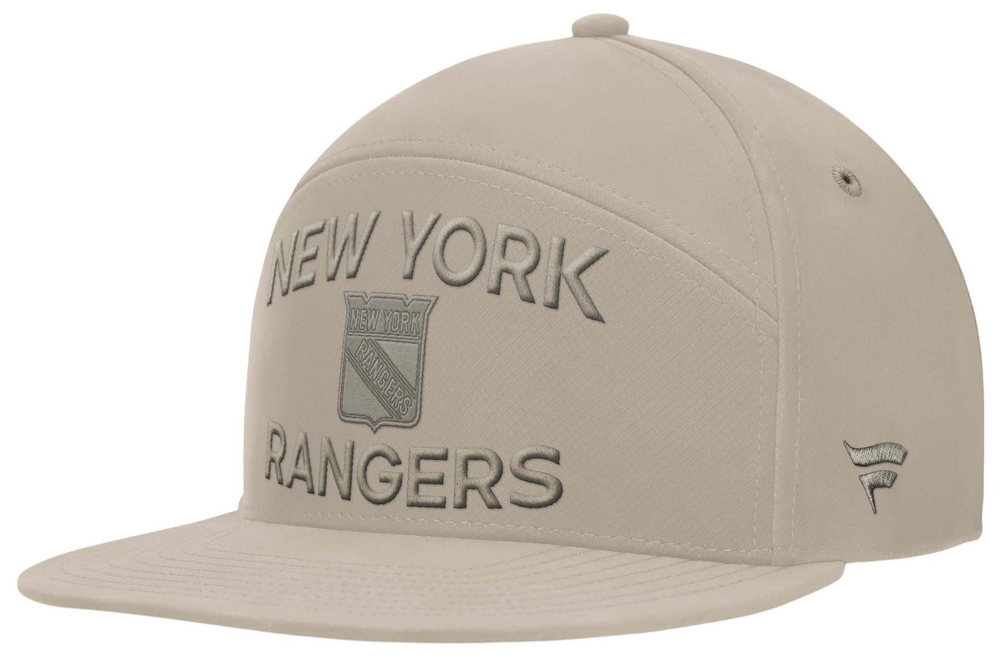 NHL Men's New York Rangers Cream Structured Adjustable Hat product image
