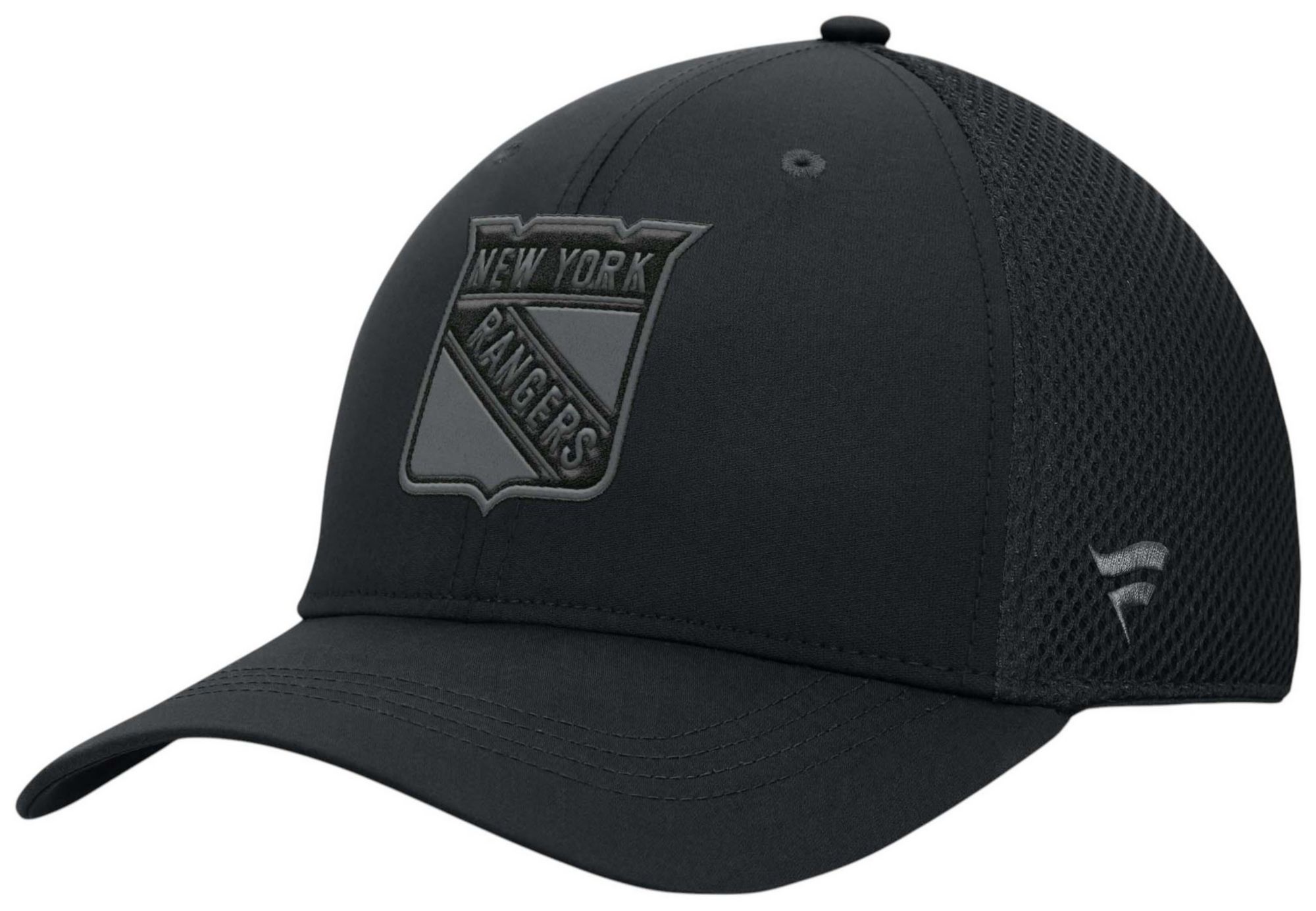 NHL Men's New York Rangers Black Structured Flexfit Hat product image