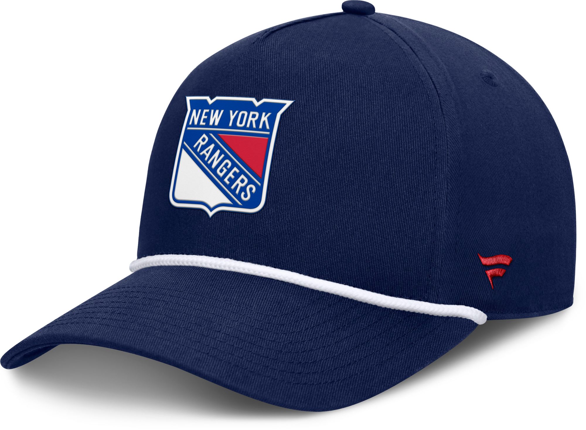 NHL Adult New York Rangers Navy Rope Structured Adjustable Hat product image