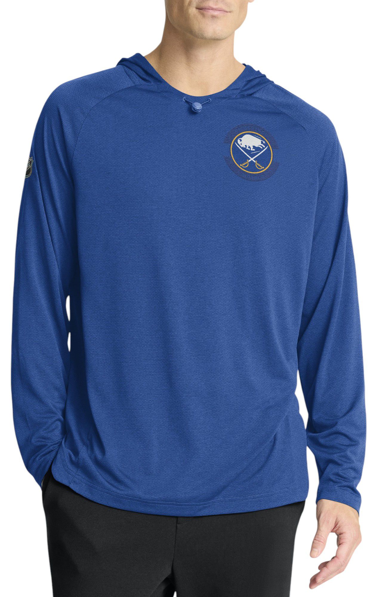 NHL Men's Buffalo Sabres Blue Rink Lightweight Pullover Hoodie product image