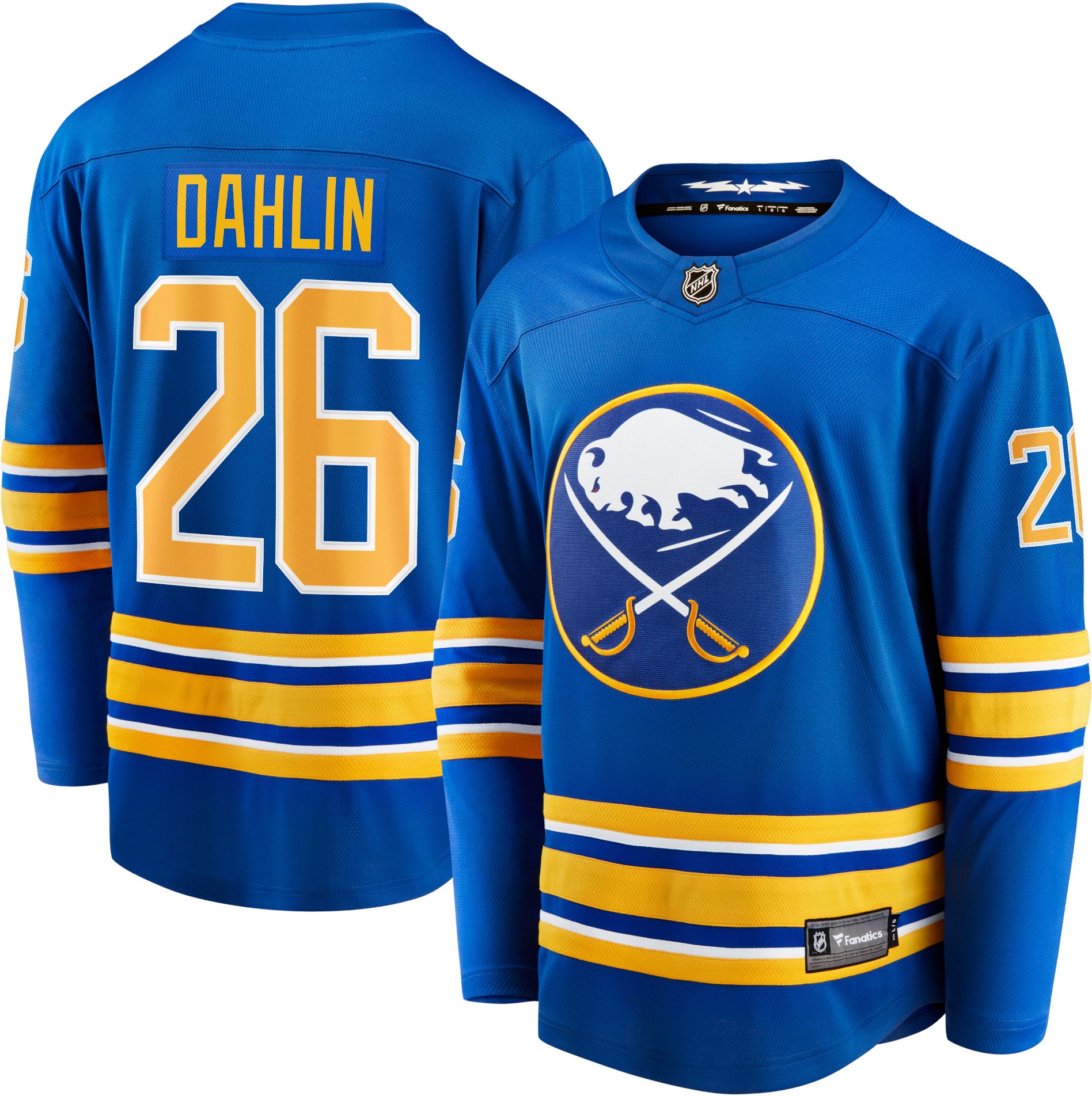 NHL Adult Buffalo Sabres Rasmus Dahlin #26 Breakaway Home Replica Jersey