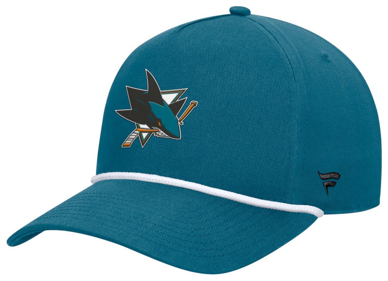 NHL Adult San Jose Sharks Blue Rope Structured Adjustable Hat product image