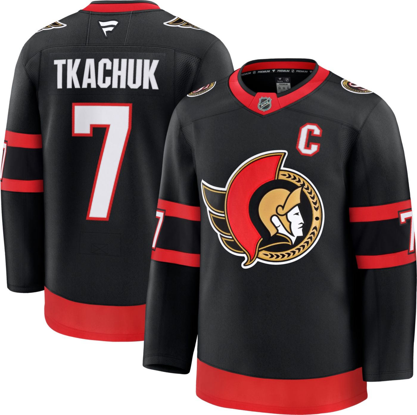 NHL Men s Ottawa Senators Brady Tkachuk 7 2024 2025 Premium Authentic Home Jersey Dick s Sporting Goods