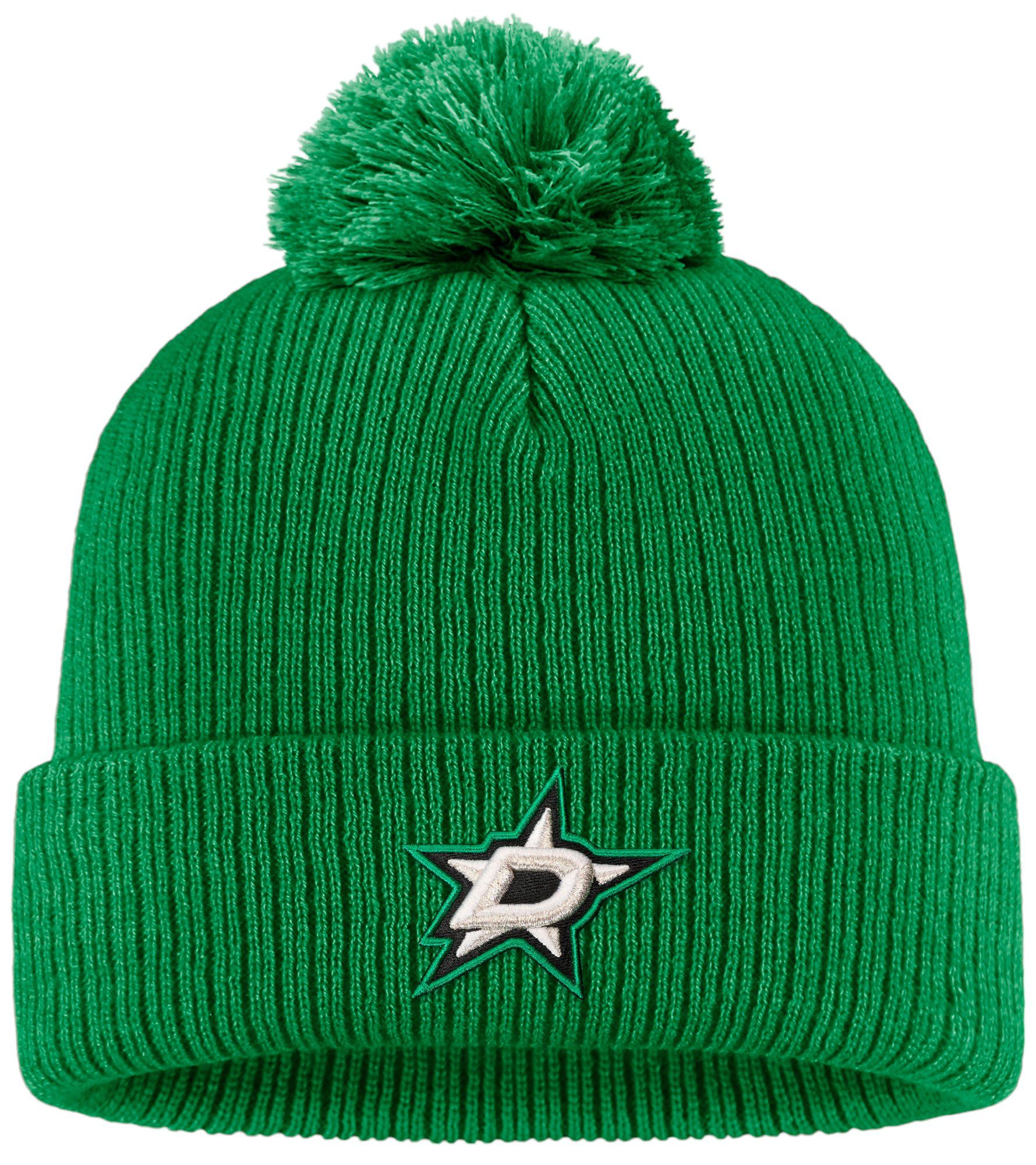 NHL Adult Dallas Stars 2024 Core Green Pom Beanie product image