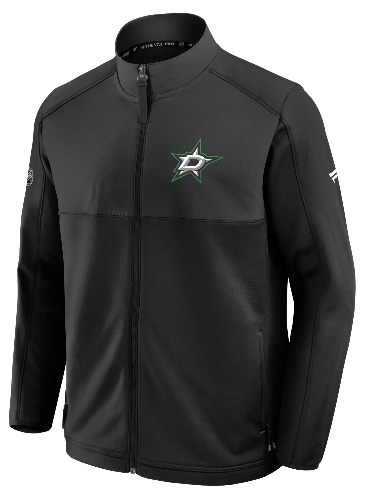 NHL Men's Dallas Stars Black Full-Zip Fleece Jacket product image