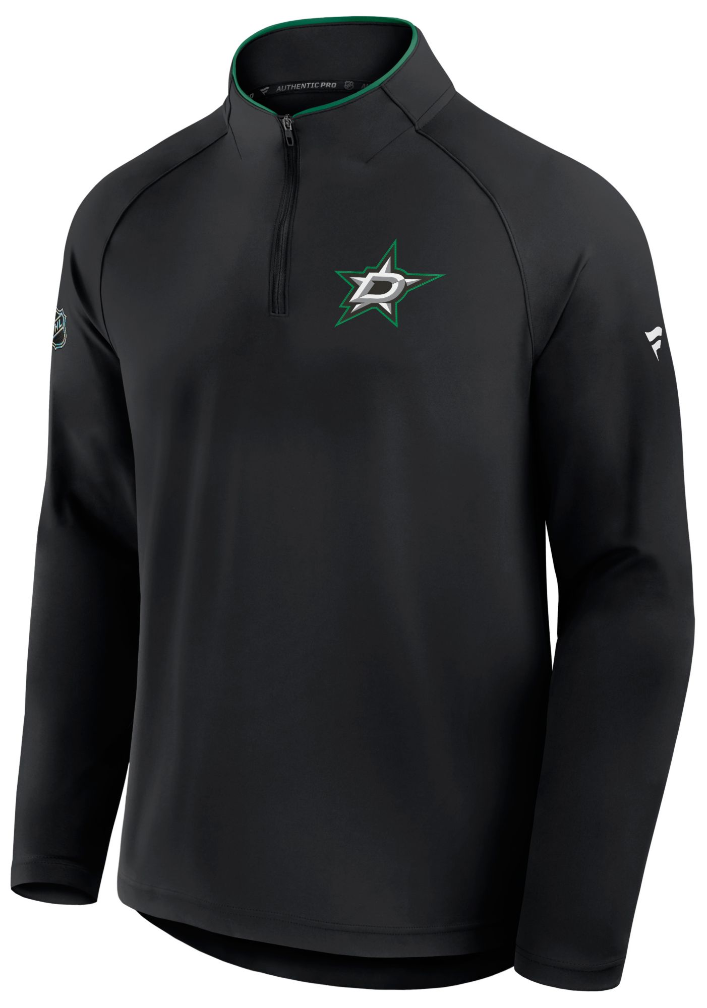 NHL Men's Dallas Stars Black Rink Train Quarter-Zip Pullover product image