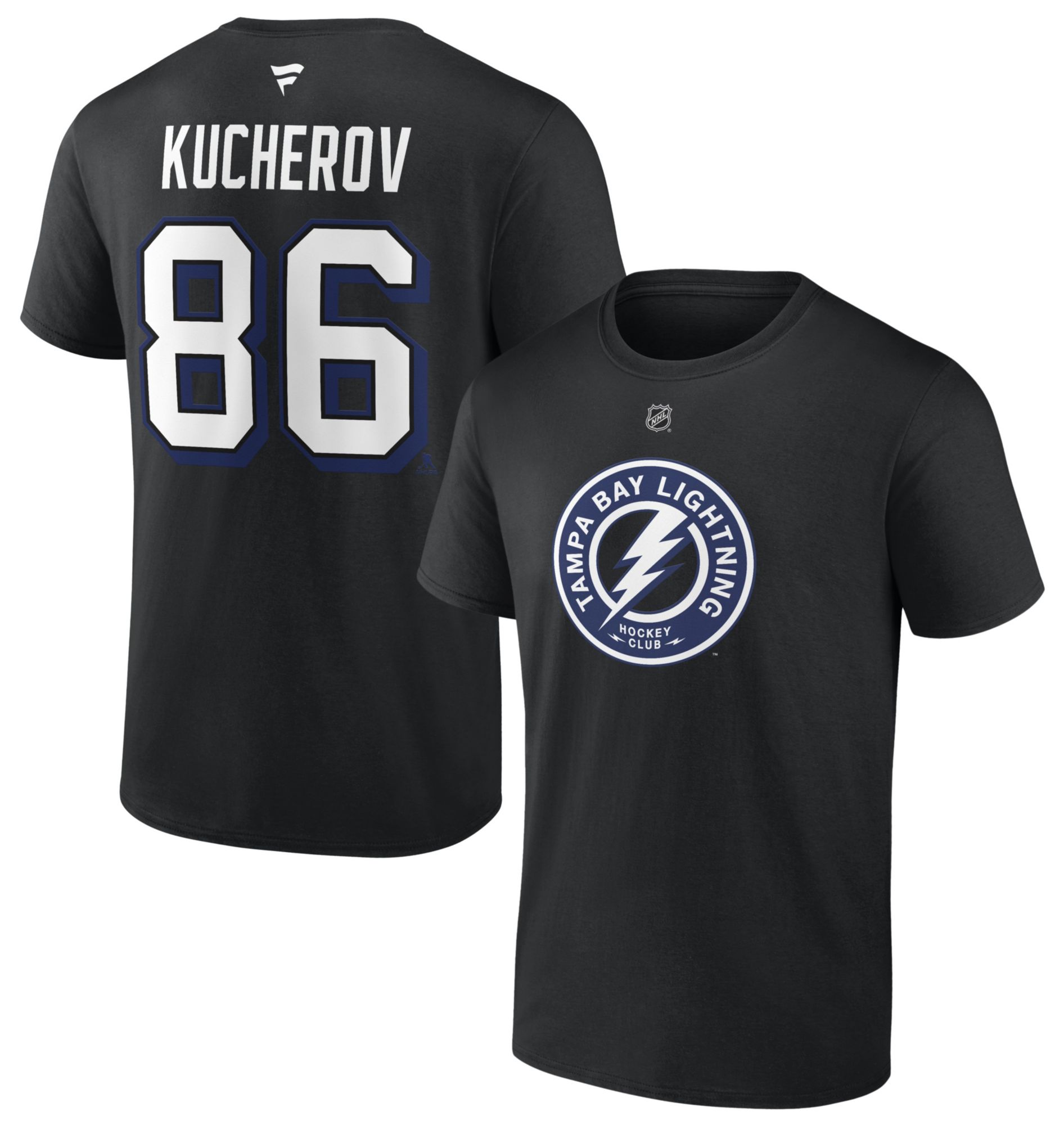 NHL Adult Tampa Bay Lightning Nikita Kucherov #86 Black T-Shirt product image