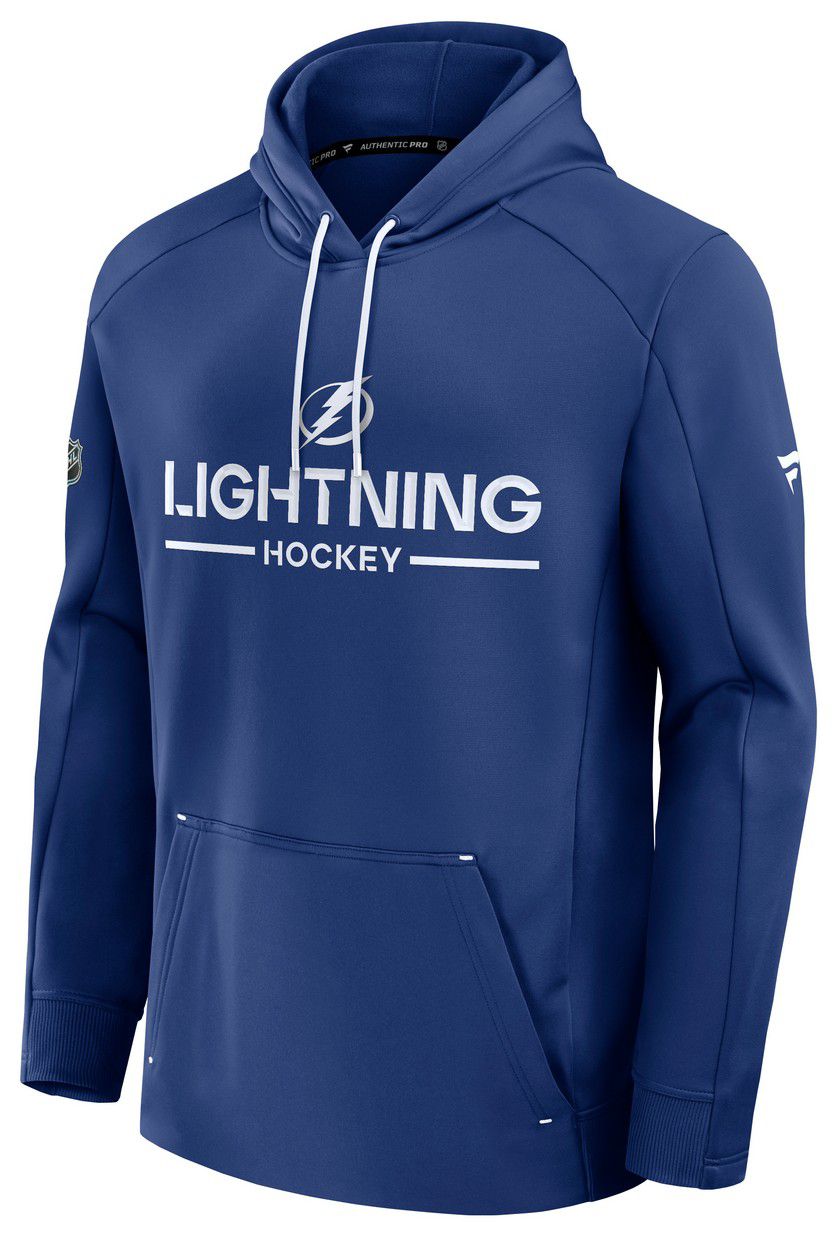 NHL Men's Tampa Bay Lightning Blue Authentic Pro Rink Pullover Hoodie product image