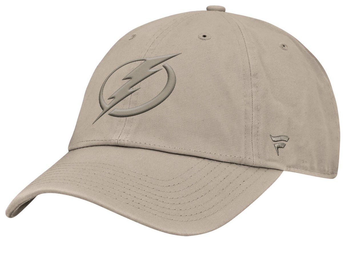 NHL Men's Tampa Bay Lightning Cream Unstructured Adjustable Hat product image