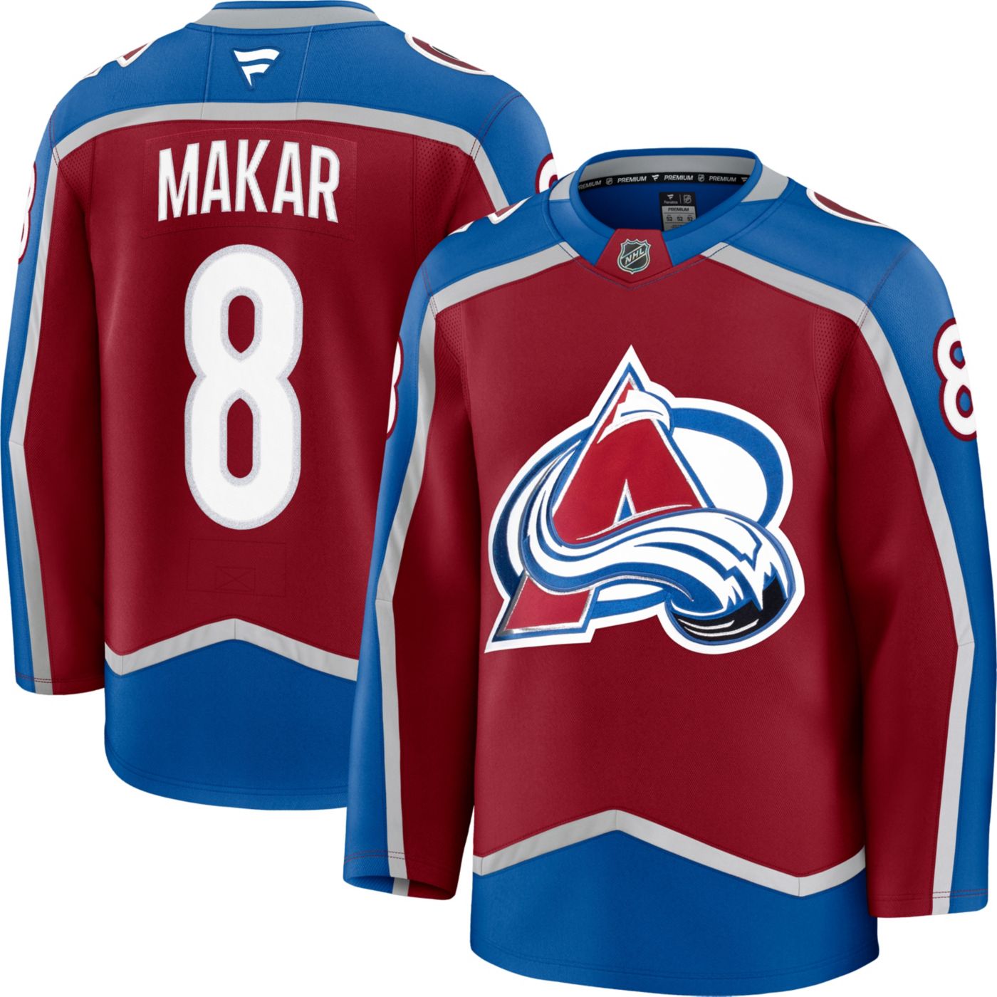 Cale Makar Colorado Avalanche Red Home Jersey #8 size 2XL high quality - 54