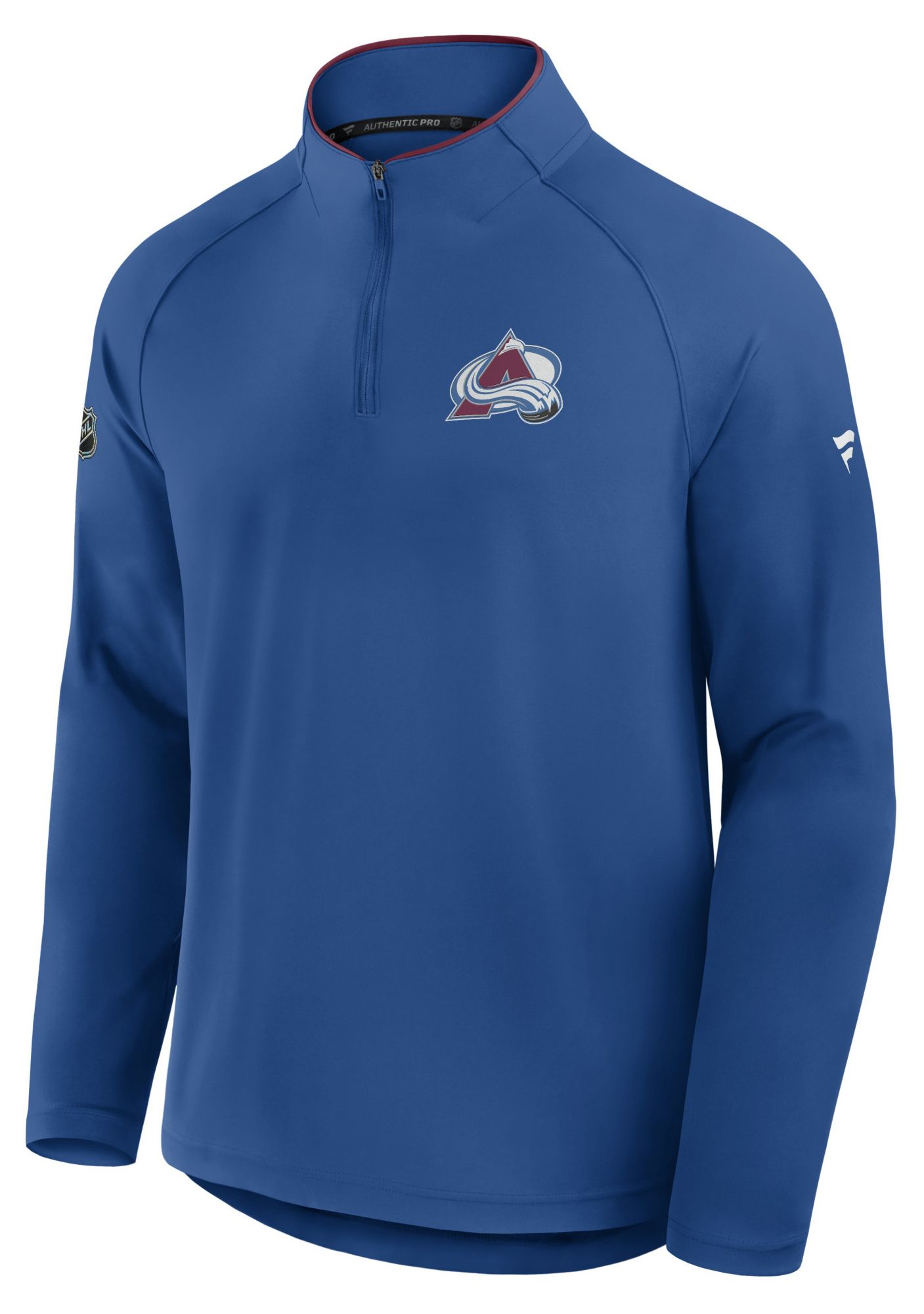 NHL Men's Colorado Avalanche Blue Rink Train Quarter-Zip Pullover product image